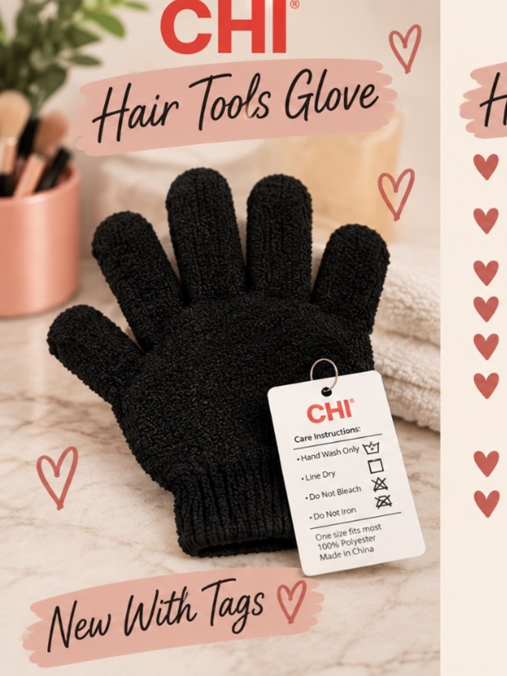 Hair tools glove